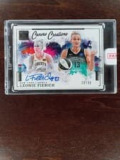 2025 Panini Impeccable WNBA Canvas Creations Leonie Fiebich #26 card