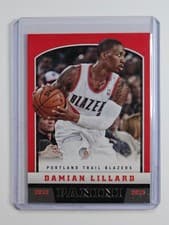 Damian Lillard 2012 Panini card
