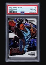 2024-25 Panini Prizm Black Manga Ja Morant #10 card