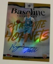 2025-26 Finest Baseline Autographs Ryan Kalkbrenner #BA-RK card