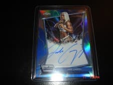 Jade Cargill 2026 Topps Chrome WWE Blue Brand Autographs card