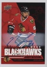 2025-26 Upper Deck Chicago Blackhawks Centennial Box Set Autographs Nick Leddy #92 card