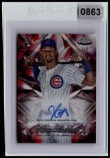 2025 Topps Chrome Sapphire Sapphire Selections Autographs Kevin Alcántara #SSA-KA card