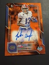 2025 Bowman University Chrome Sapphire Chrome Prospect Autographs Jadan Baugh #BCA-JBA card