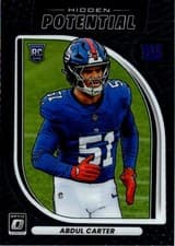 2025 Donruss Optic Hidden Potential Abdul Carter #17 card