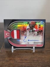 2025 Bowman Chrome Auto Relics Elly De La Cruz #BCAR-ED card