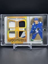Jonathan Lekkerimaki 2024-25 Upper Deck The Cup Foundations Quad Jersey card