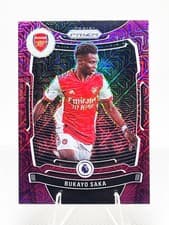 Bukayo Saka 2021 Panini Prizm Premier League card