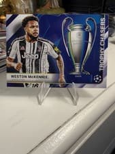 2025-26 Topps UEFA Club Competitions Trophy Chasers Weston McKennie #TC-19 card