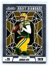 Jordan Love 2024 Panini Absolute Draft Diamonds card