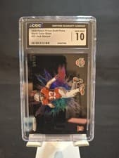 Jack Sawyer 2025 Panini Prizm Draft Picks Black Color Blast card