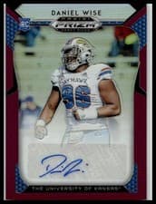 Daniel Wise 2019 Panini Prizm Draft Picks card