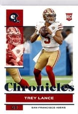 Trey Lance 2021 Panini Chronicles card