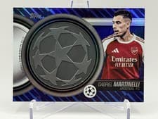 2025-26 Topps UEFA Club Competitions Starball Commemorative Relics Gabriel Martinelli #SCR-GM card