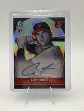 2025 Bowman Chrome Ascensions Autographs Coby Mayo #BAA-CM card