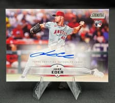 Jake Eder 2025 Stadium Club Base Autographs card