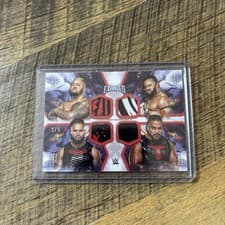 Jacob Fatu/Tama Tonga/Tonga Loa/Solo Sikoa 2025 Topps Exalted WWE Wrestling Quad Relics card