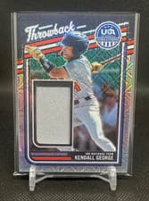 Kendall George 2026 Panini Stars and Stripes Prizm USA Throwback Materials card