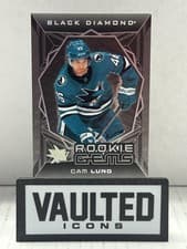 2025-26 Upper Deck Black Diamond Rookie Gems Cam Lund #RG-CL card
