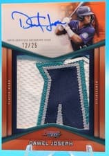 2025 Bowman's Best Prospect Patch Autographs Dawel Joseph #PPA-DJ card