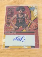 Asa Newell 2024-25 Bowman's Best University Greatness Awaits Autographs card