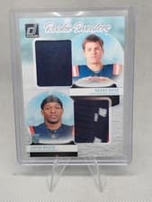 2024 Donruss Rookie Holiday Sweater Duals Drake Maye / Javon Baker #RHD-NE card