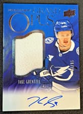 2024-25 Upper Deck Premier Grand Opus Auto Jersey Jake Guentzel #GO-JG card