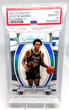 Scottie Barnes 2021 Panini Flawless card