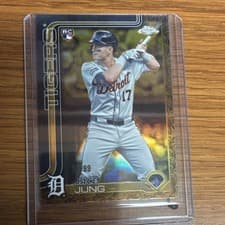2025 Topps Gilded Collection Base Set Jace Jung #170 card