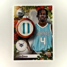2025-26 Topps Holiday Player Relics Sion James #PR-SJ card