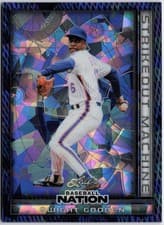 2025 Leaf Baseball Nation Strikeout Machine Dwight Gooden #SMB-17 card