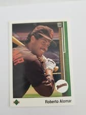 Roberto Alomar 1989 Upper Deck card