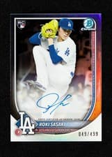 2025 Bowman Chrome Rookie Autographs Roki Sasaki #CRA-RS card