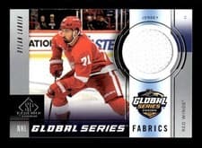 2024-25 SP Game Used 2023 Global Series Sweden Fabrics Dylan Larkin #GSF-DL card