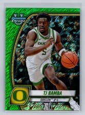 2024-25 Bowman University Chrome Base Prospects TJ Bamba #74 card