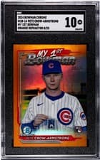 Pete Crow-Armstrong 2024 Bowman Chrome My 1st Bowman Autograph card