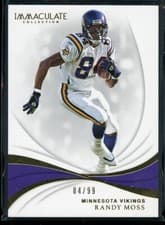 Randy Moss 2019 Panini Immaculate Collection card