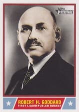 2025 Topps Heritage Notable Americans Robert H. Goddard #NS-62 card