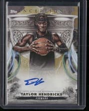 2024-25 Topps Inception Grail Chasing Signatures Taylor Hendricks #GCS-TH card