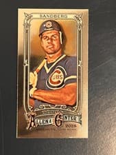 2025 Topps Allen & Ginter Mini Chrome Ryne Sandberg #15 card