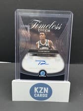 2025-26 Bowman Timeless Touch Signatures Tyler Smith #TTA-TS card