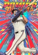 2025 Topps Chrome Update Power Players Wyatt Langford #PP-39 card