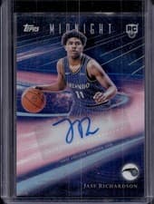 2025-26 Topps Midnight Rookie Horizon Signatures Jase Richardson #RHS-JR card