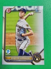 Jacob Misiorowski 2022 Bowman Draft 1st Edition card