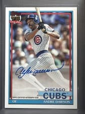 Andre Dawson 2026 Topps 1991 Topps Autographs card