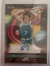 2025-26 Topps Cosmic Chrome First Flight Signatures Kon Knueppel #FF-KK card