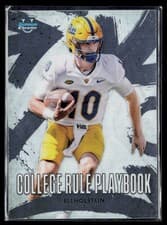 2025 Bowman University Chrome College Rule Playbook Eli Holstein #CRP-10 card