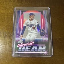 2025 Topps Cosmic Chrome Ultraviolet Beam Yoshinobu Yamamoto #UB-14 card