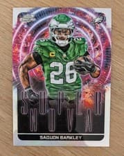 2025 Topps Cosmic Chrome Supernova Saquon Barkley #SPN-17 card