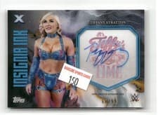 2025 Topps Exalted WWE Wrestling Insignia Ink Tiffany Stratton #INI-TSN card